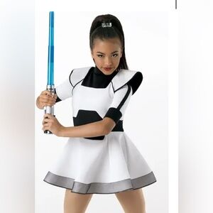 NEW Weissman Showtime Star Wars 10679 Stormtrooper Dress Dance Costume